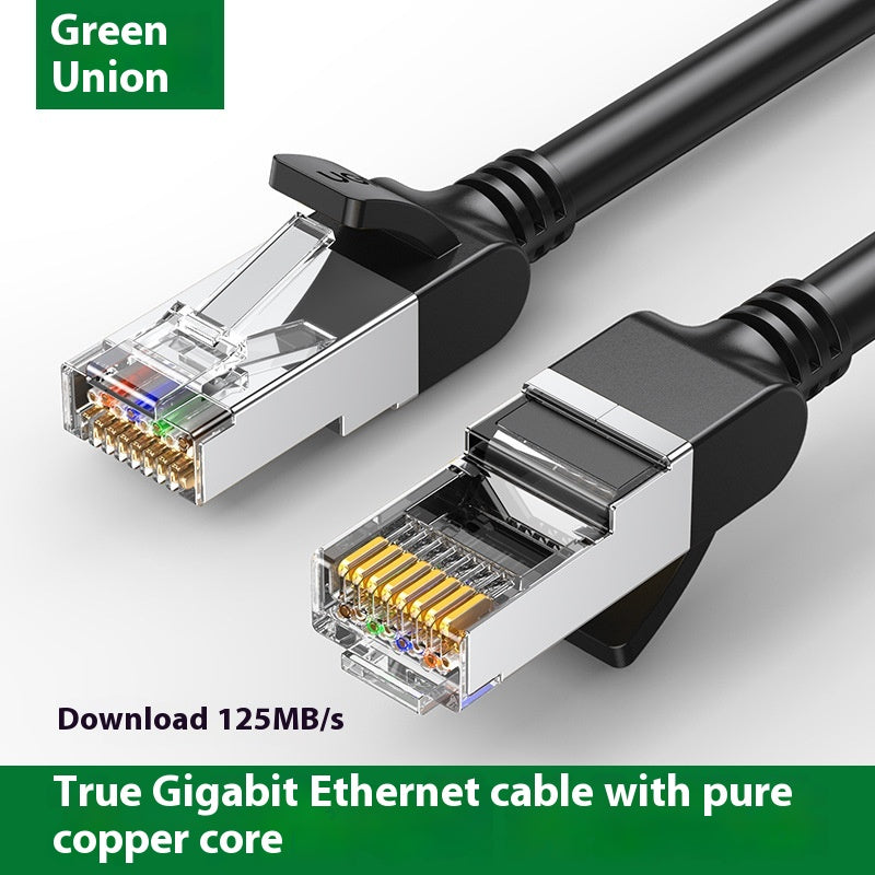 Réseau vert câble ménage Gigabit Super Six