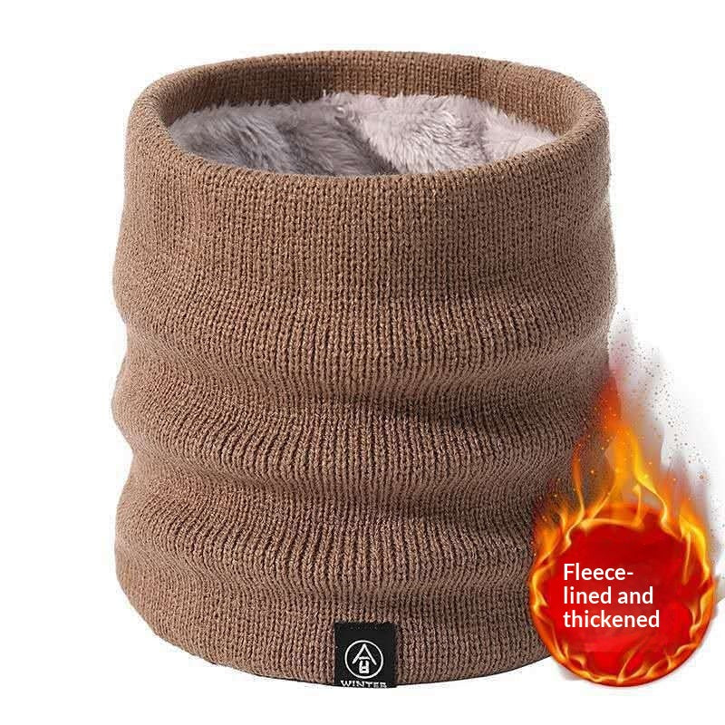 Écharpe de cou de laine polyvalente épaissée pour tour cervical