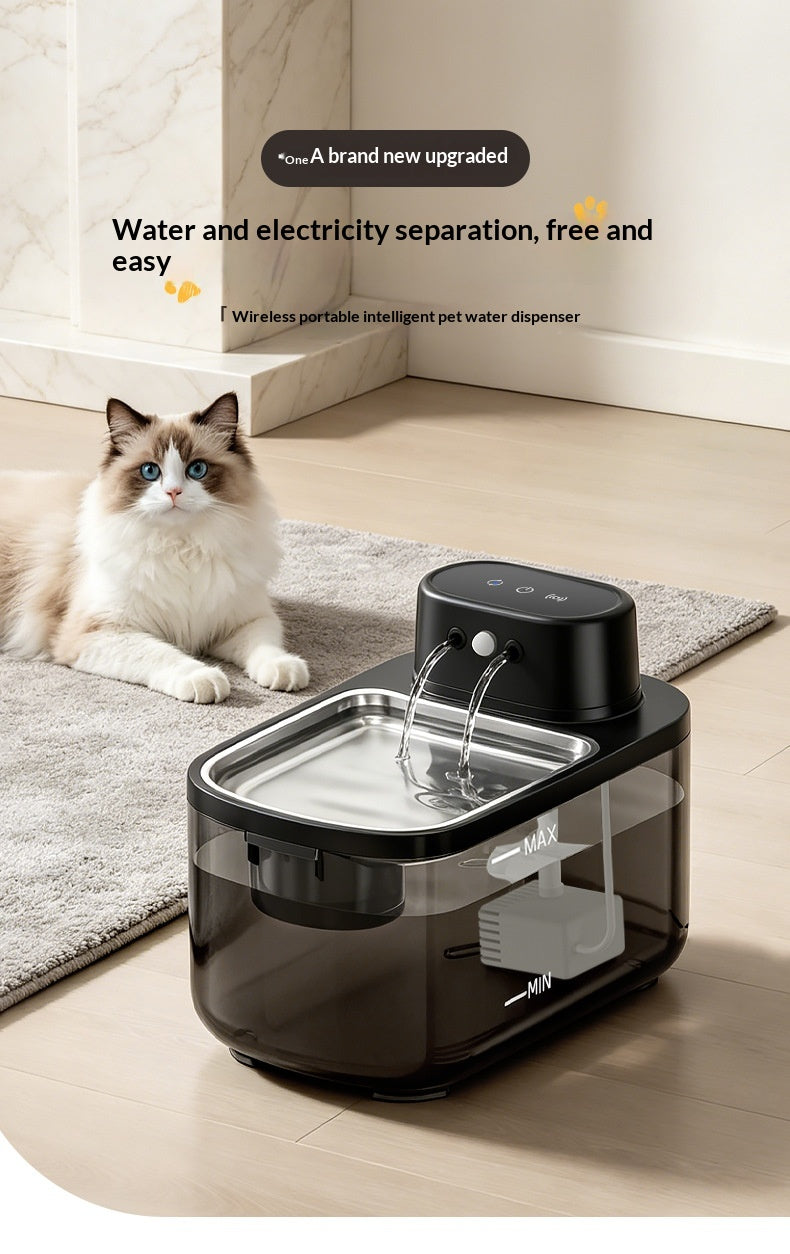 Smart Sensor sans fil Fontaine d'eau pour animaux