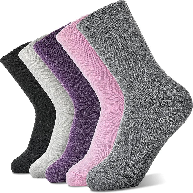 Chaussettes à tube en cachemire épaissies de laine chaude unisexe à froid
