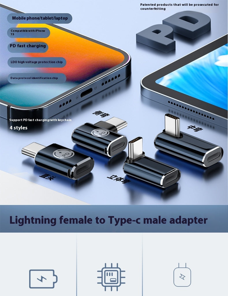Téléphone portable L Pour Type-c Adaptateur Homme