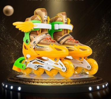 Garçon Fille Enfants Patins en ligne Taille réglable Flash Roller Bottes de patinage pour enfants