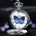 Ya Gray Butterfly & Wu Gray Butterfly Creative Pocket Watch Chain