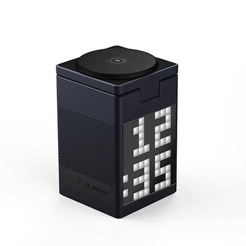 All-in-one Multi-fonctional Magnetic Bluetooth haut-parleur réveil sans fil Chargeur et De