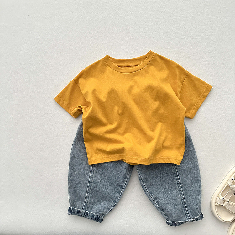 Pantalon de style japonais simple Retro Baggy