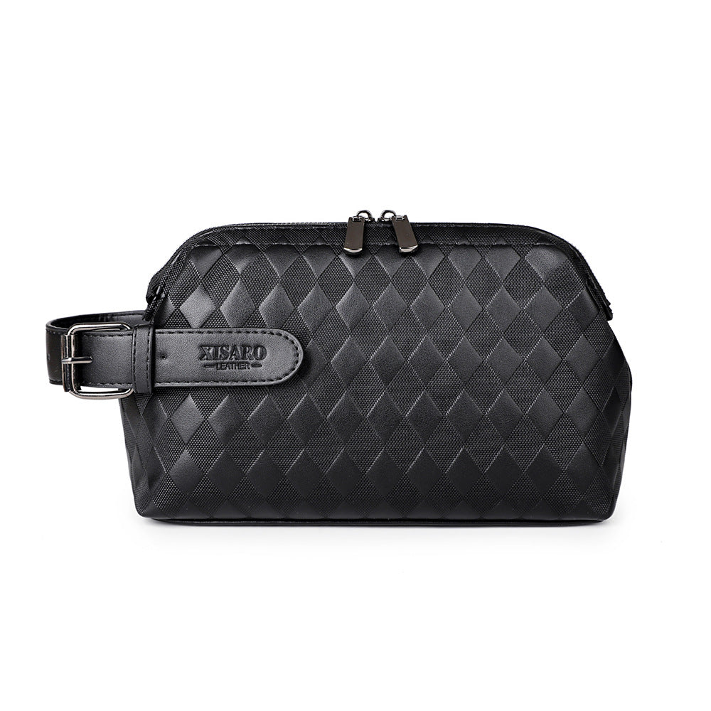Sac à main en cuir souple pour hommes occasionnel de grande capacité