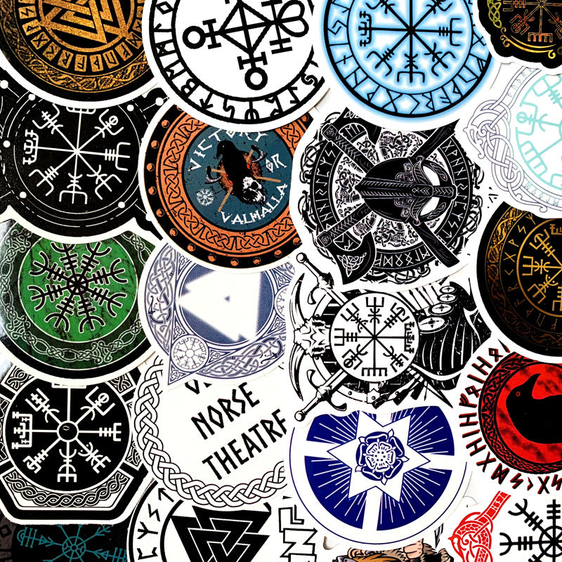 Stickers Ancienne Série Rune Bagages Commerce extérieur Voiture Graffiti