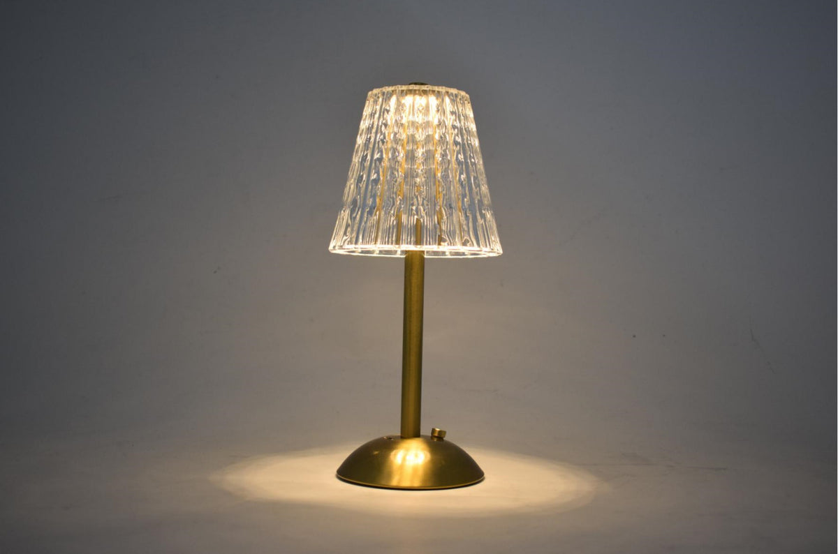 Retro Bedside Table Lamp Touch-Sensitive USB Charging Ambient Light