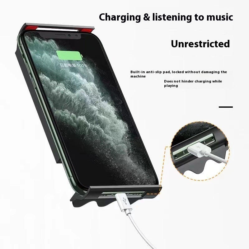 Cantilever Tablette de téléphone portable Lazy Bureau Clip-on 360-degrés rotative pliant métal Brac