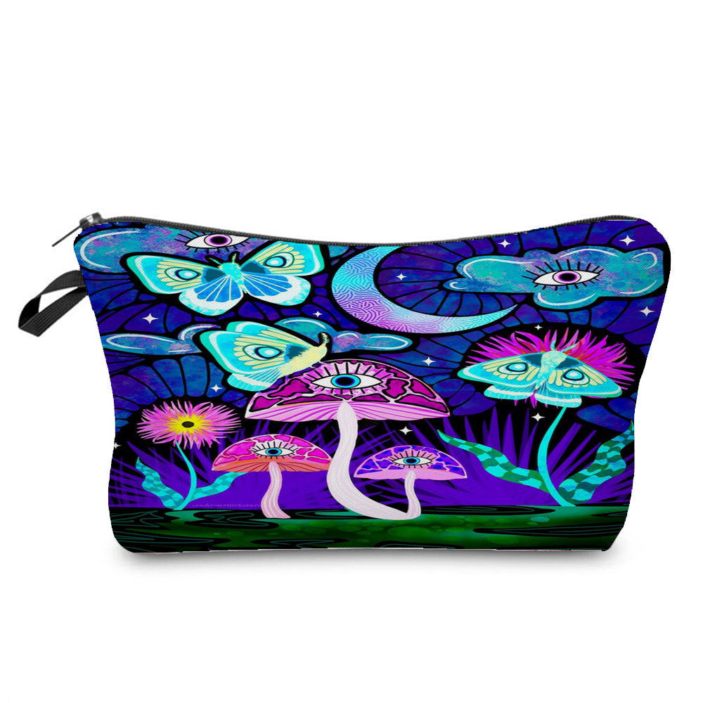 Fantasy Mushroom Pattern Mushroom Printing Sac cosmétique