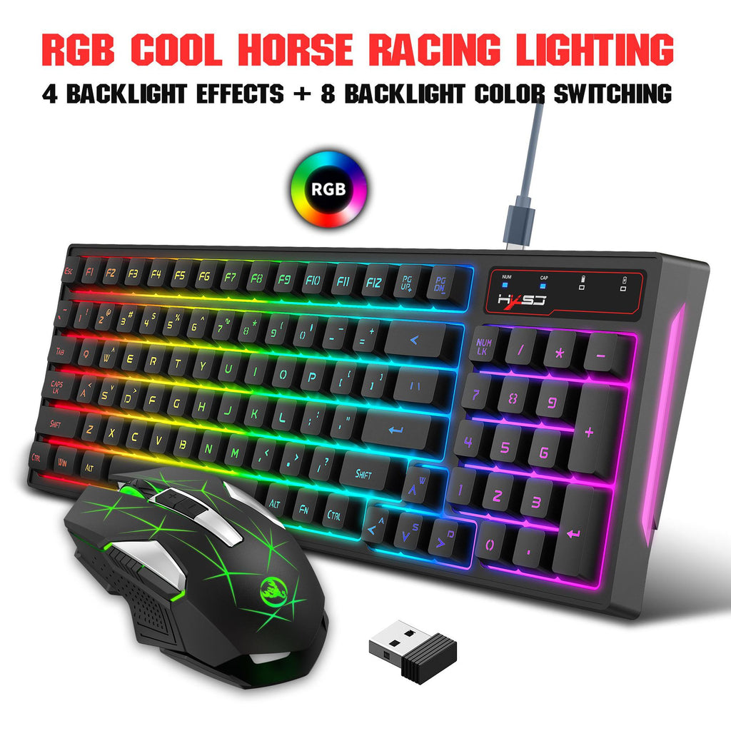 L99 Clavier et film de souris 2.4G rechargeable sans fil