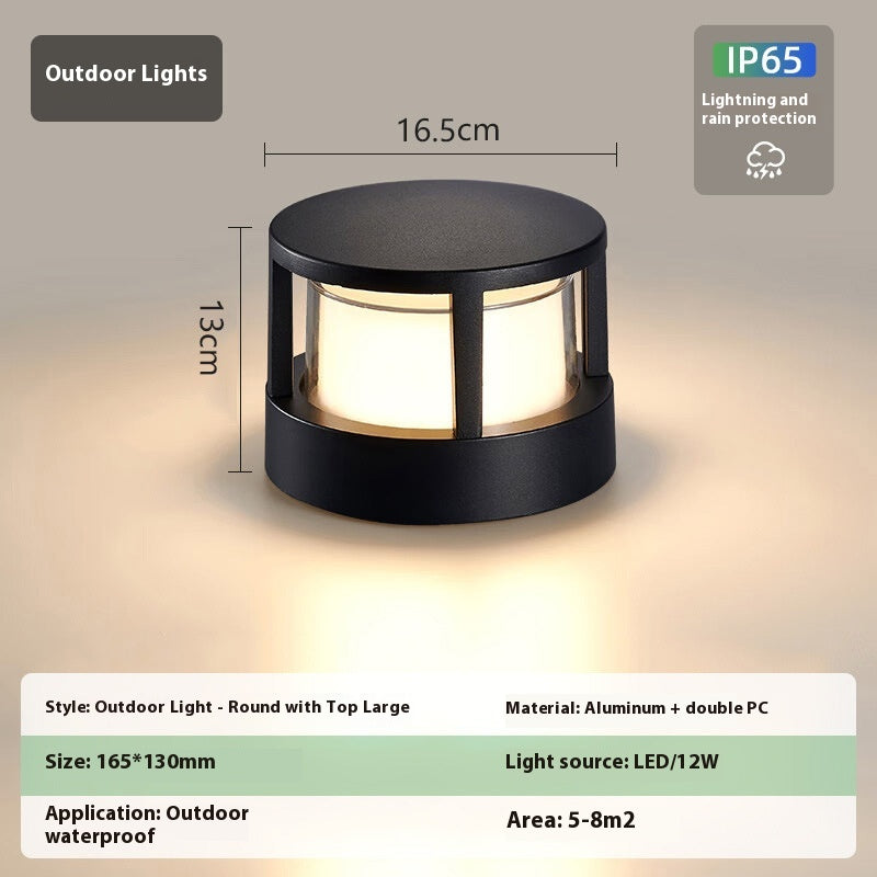 Lampe murale extérieure en aluminium
