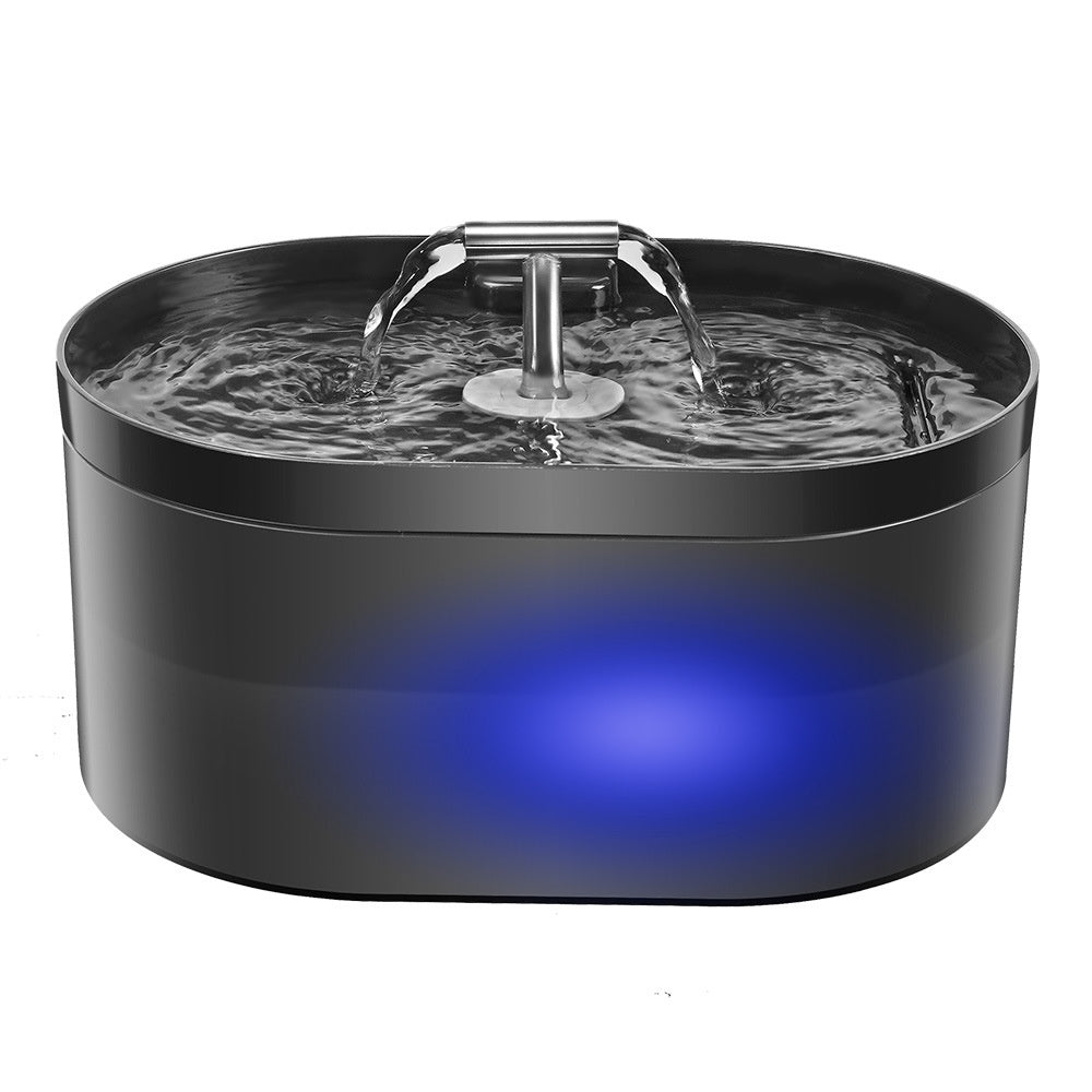 Fontaine d'eau pour animaux de compagnie en T