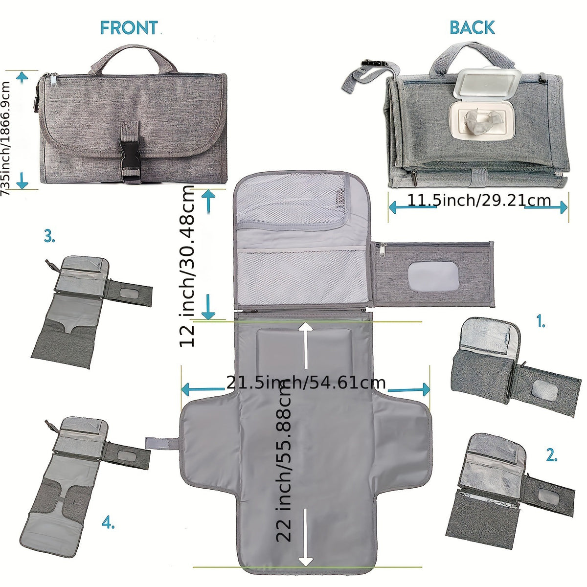 Pilch Portable Waterproof Baby Change
