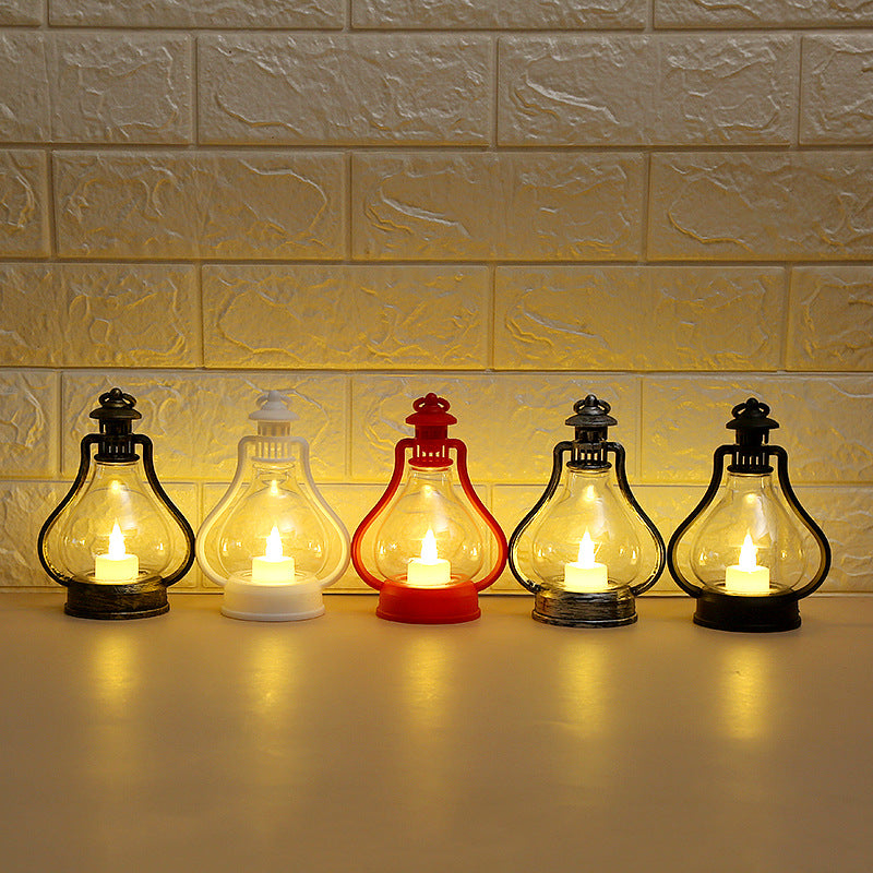 Led bougie électronique pour enfants lampe de nuit portable rétro Script tuant Kerosene lampe P