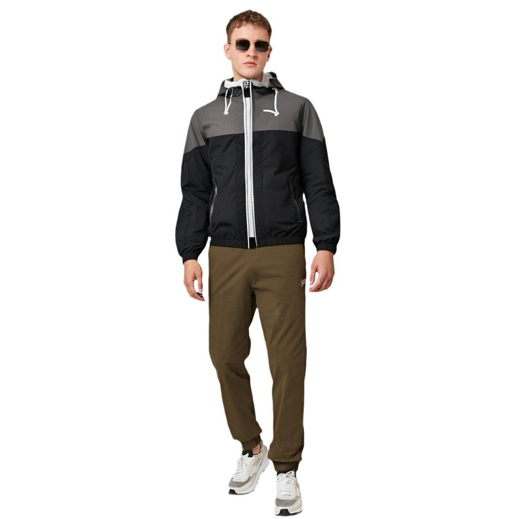 Manteau de brise-vent d'extérieur pour hommes Veste souple monocouche légère