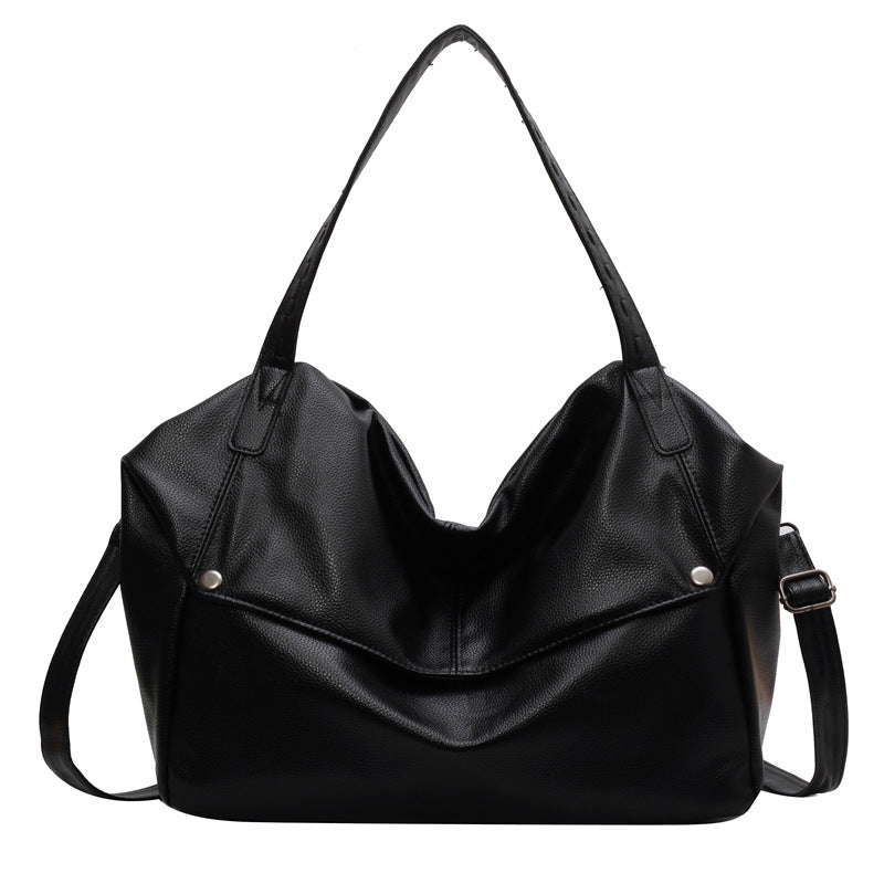 Élégant sac de navette Chic texturé épaulette