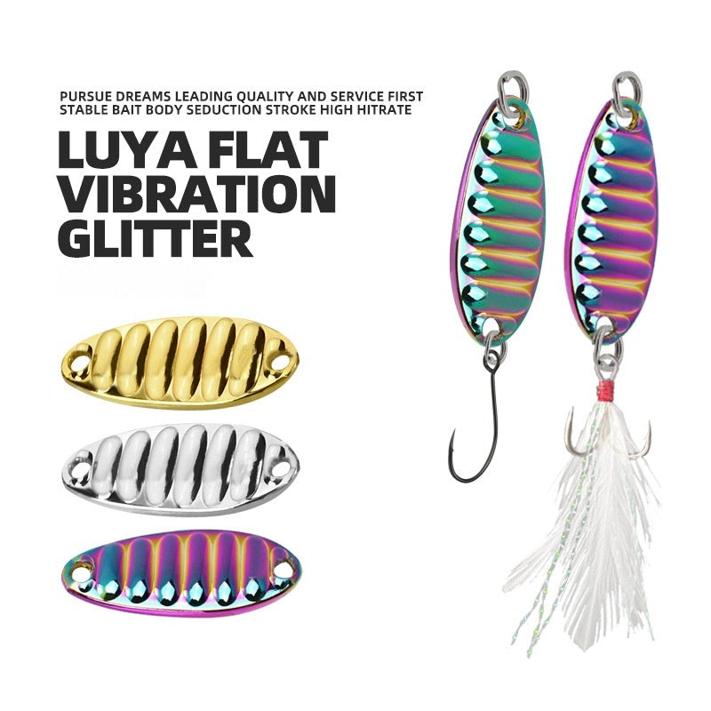 Sequins Colorful Light Sea Water Offset avec crochet de plume