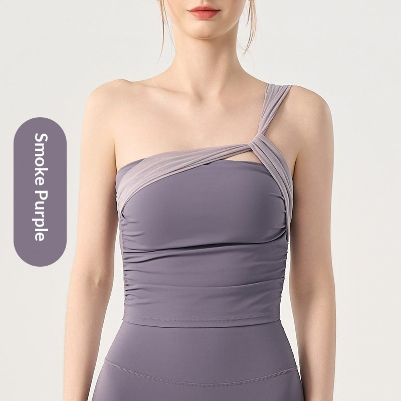 Veste de yoga pour les femmes avec des coupes fixes