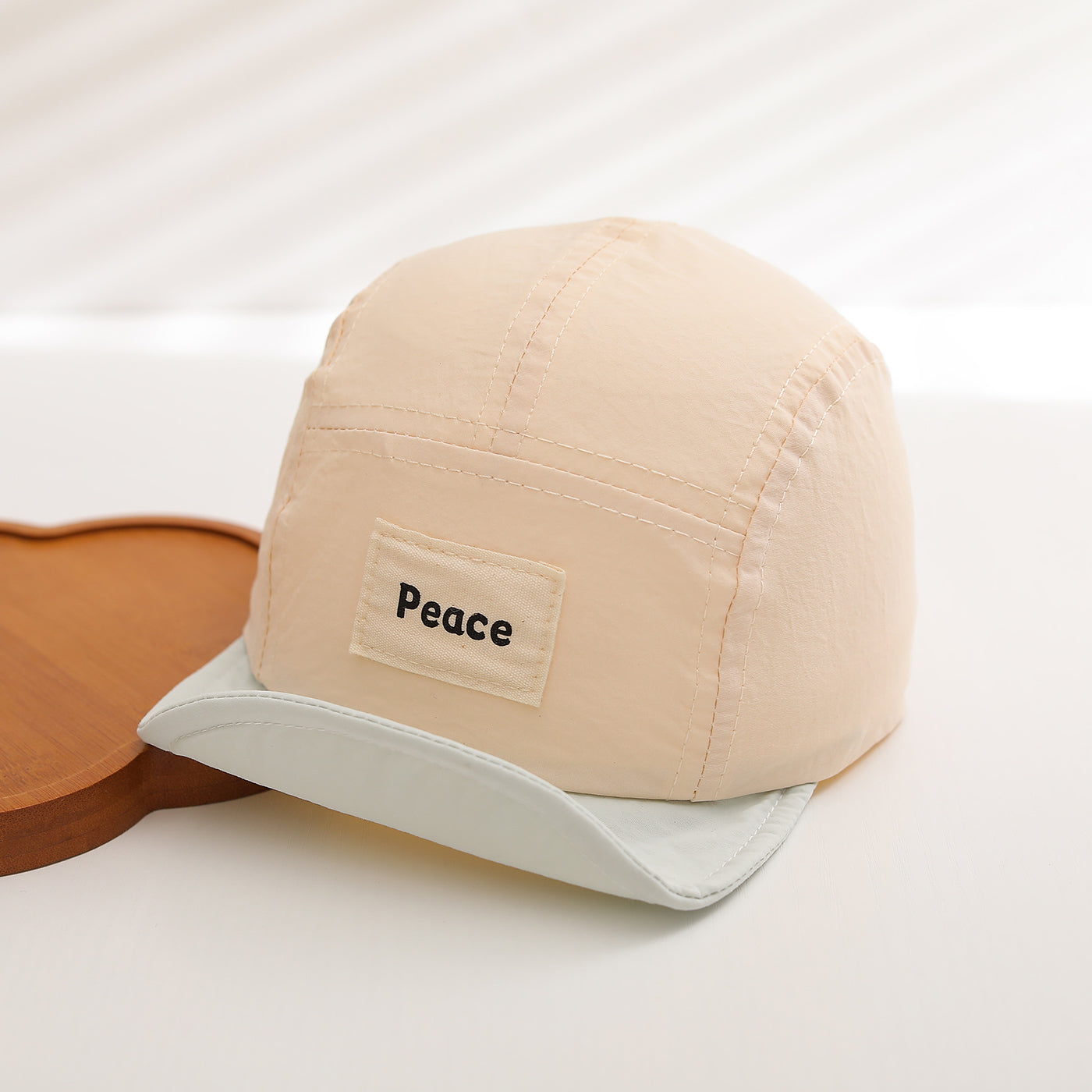 Chapeau pour enfants à rayures multicolores de style japonais