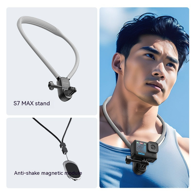 Applicable à la suspension de collier appareil photo de sport Cell Phone Cold suspension prise de vue magnétique
