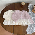 Cardigan tricoté pour bébés filles