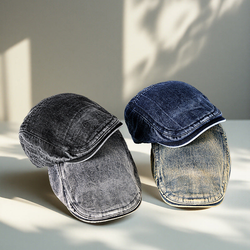Chapeaux Denim Advance de printemps pour hommes Corée du Sud Tendance
