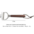 Peeler en acier inoxydable Acacia Wood