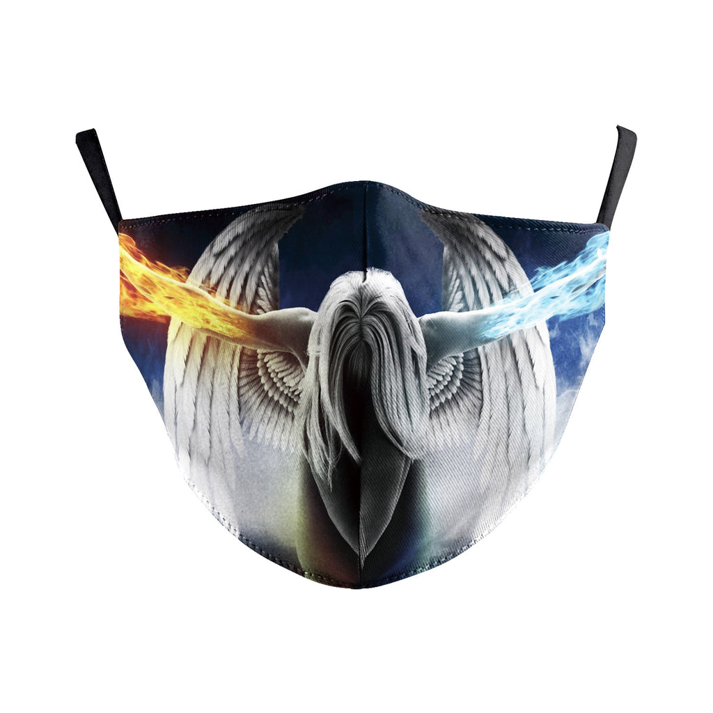 Masque de poussière double couche Wansheng Ghost Face Skull