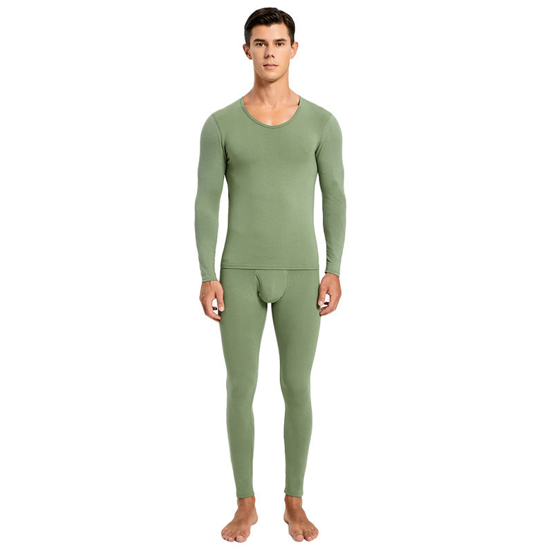 Sous-vêtements thermiques Cotton tricoté Stretchy Vêtements et pantalons d'automne très ajustés