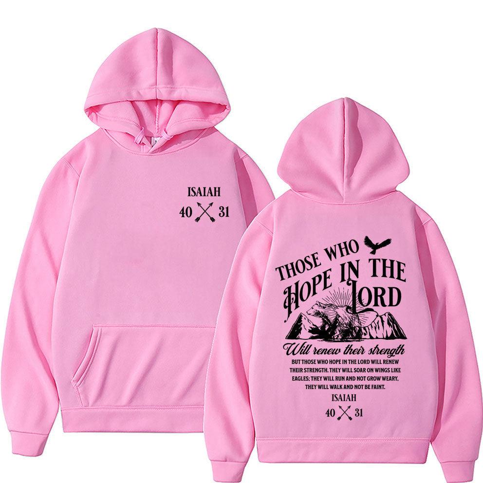Christian Jesus Letters Imprimer Hoodies Hommes Vêtements Femmes