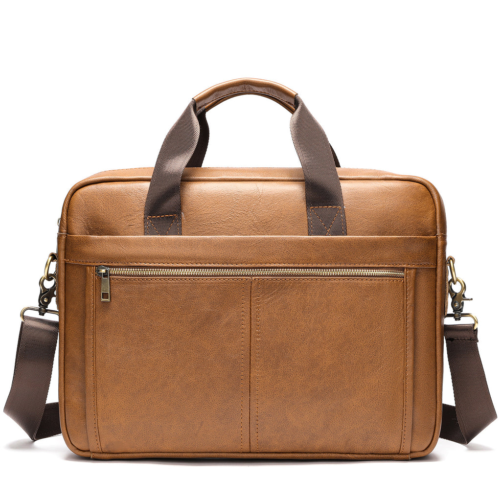 Personnalité mode Sac à main Cowhide de première couche pour hommes
