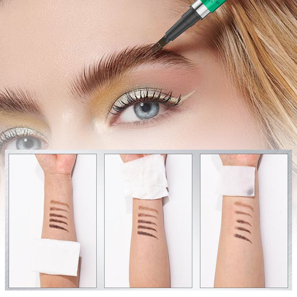Crayon à sourcils sauvages à quatre griffes résistant aux boues