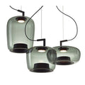 Lampe pendentif en verre de style nordique