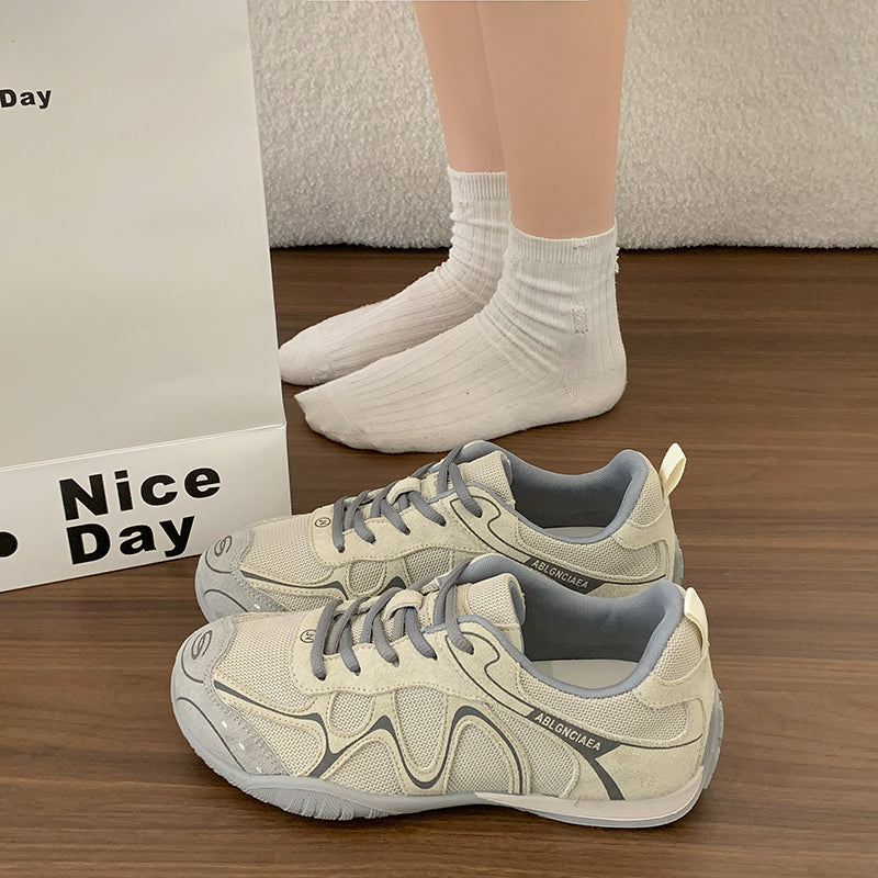 Summer Vintage Soft Sole Allemand Trainers Femmes Mesh Respirant Casual Sports Shoes Round T
