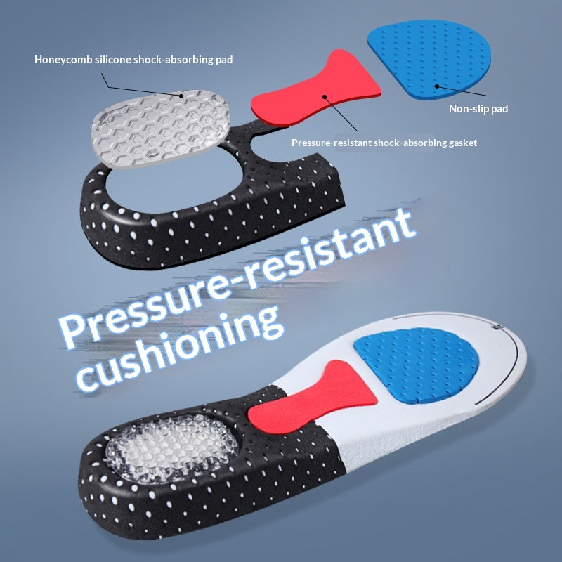 Coussin d'air en latex avec semelles gonflables à support d'arc