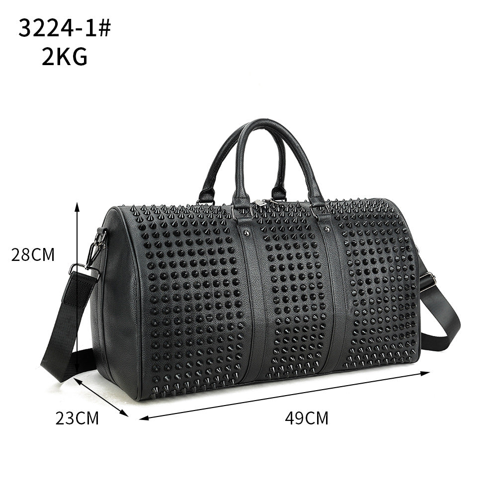 Sac de voyage à grande capacité avec rivets à courte distance