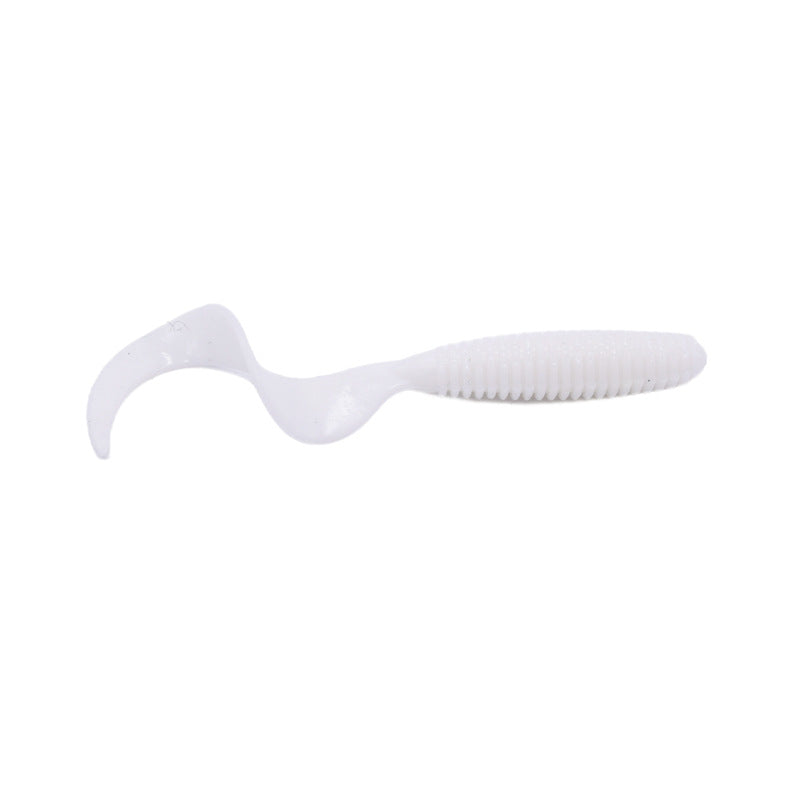 En plastique souple artificiel Isca Pesca Tail Protein Grub Lure Pêche Worm Moggot Grub Lure Ba