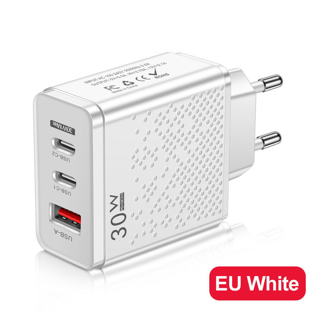 Chargeur de téléphone portable 2PD USB LED lumineux