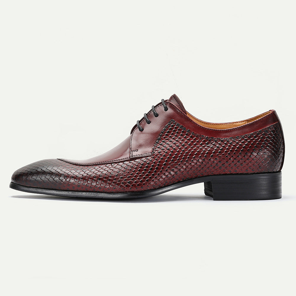 Chaussures en cuir casual pour hommes à quatre saisons