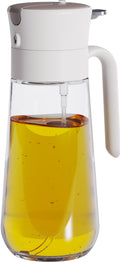 Pulvérisateur à huile pulvérisateur inverse double usage-550ml-blanc + café-verre-1 pièce
