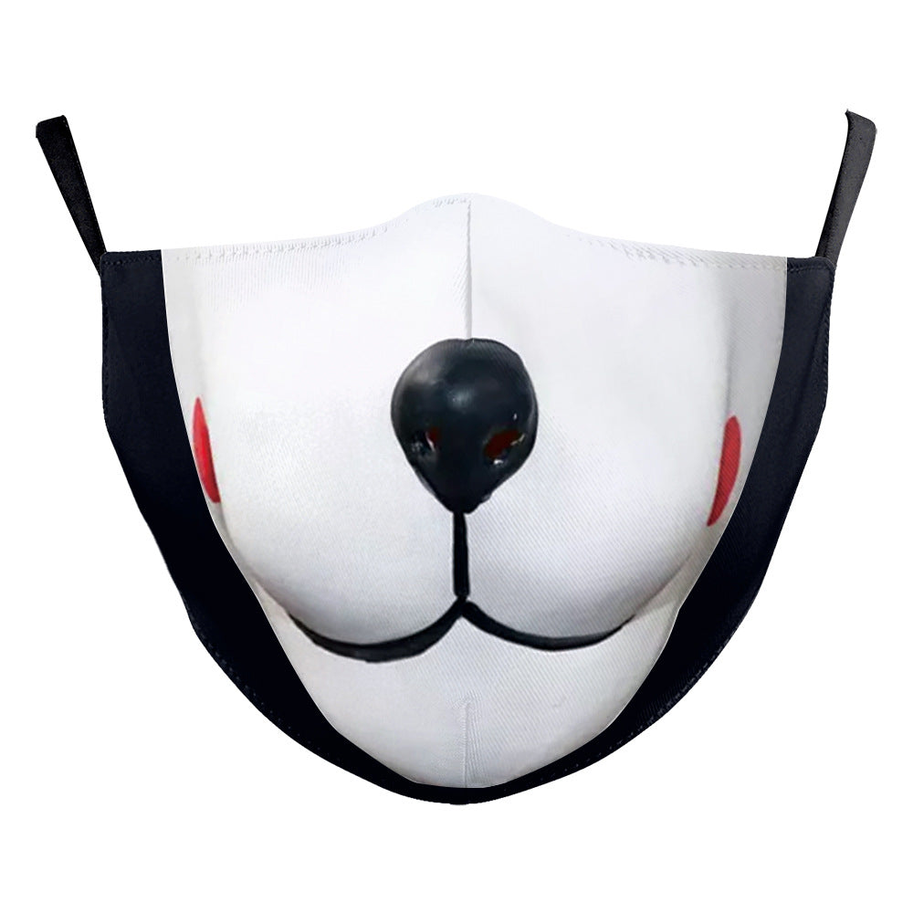 Impression numérique Clown d'Halloween Drôle Double masque de poussière extérieure