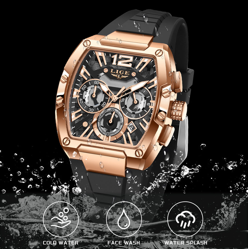 Sports Watch Multifonctionnel Waterproof Calendrier lumineux