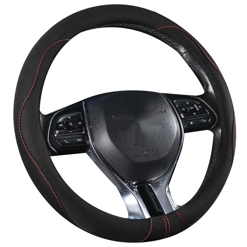 Couverture de volant de voiture Suede Toute la saison