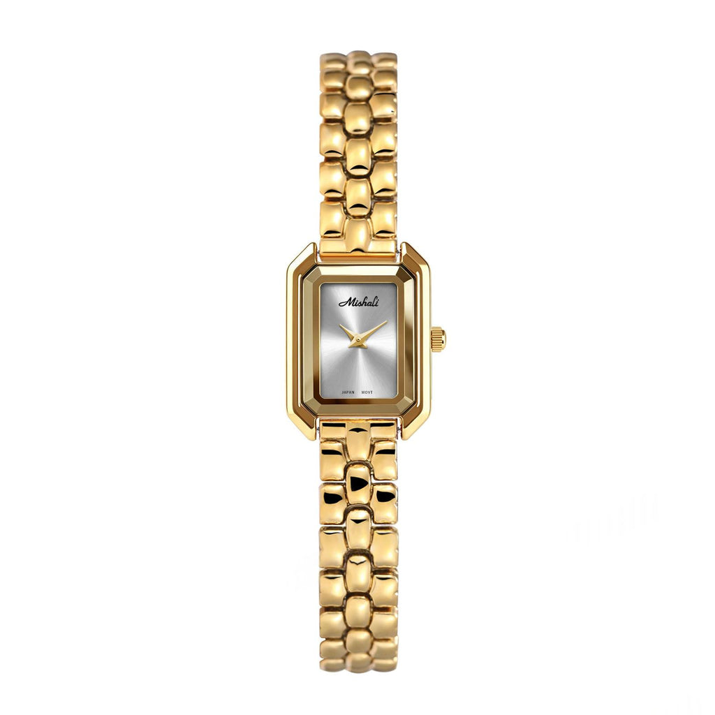 Montre carrée cnspirée avec une bande en acier