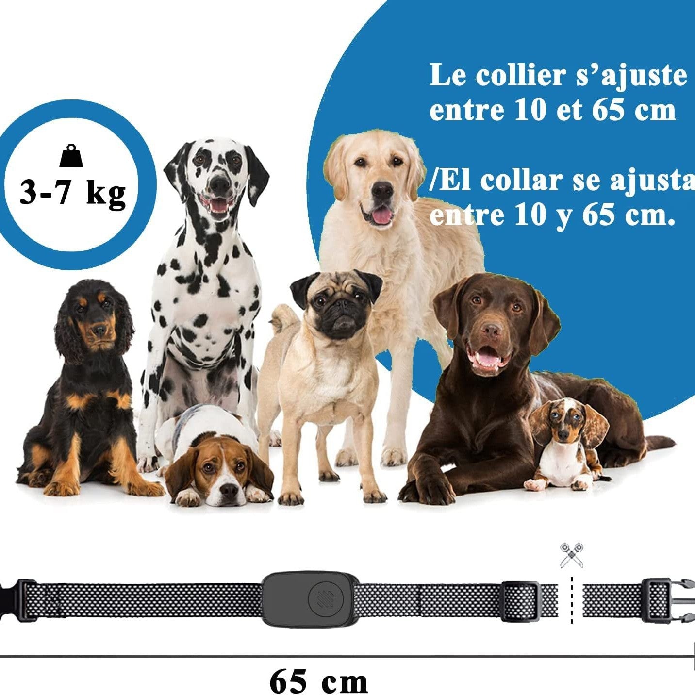 PB22 Dispositif anti-barrage automatique Collier d'arrêt d'équerre antifraude
