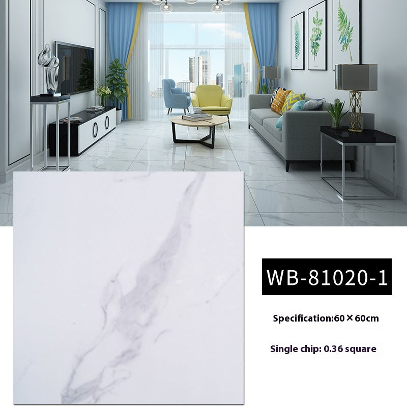 Marble résistant à l'usure Installation simple autocollante Installation rapide Nettoyage facile F