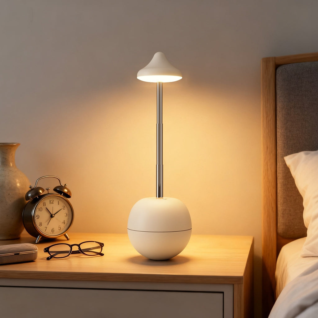 LED lumière de nuit rechargeable de table décorative lampe de bureau de chambre à coucher télécommande