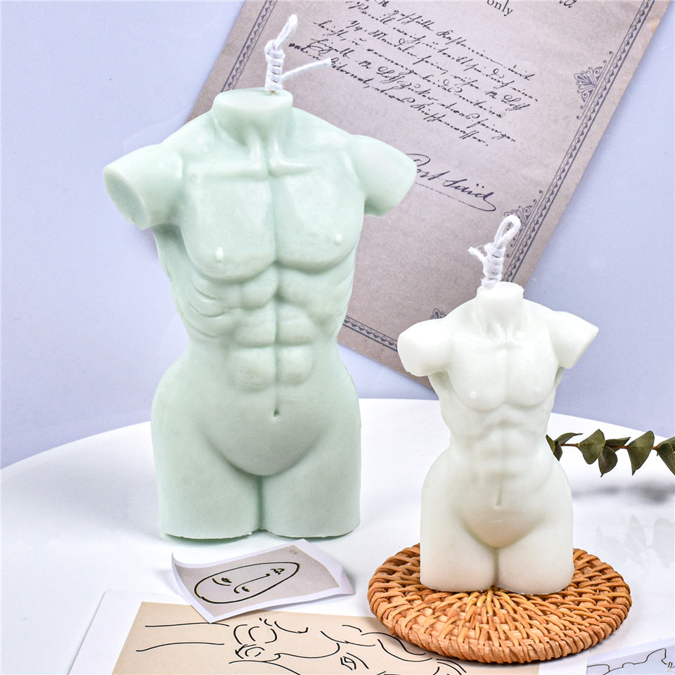 Bougie de corps en silicone Aromatherapy Plaster Silicone Size Model