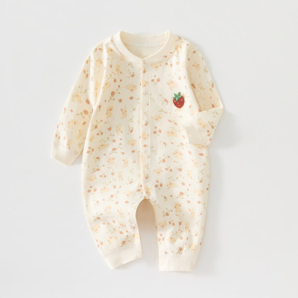 Nouveau-né Springautumn Vêtements Unisexe Bébé Onesie